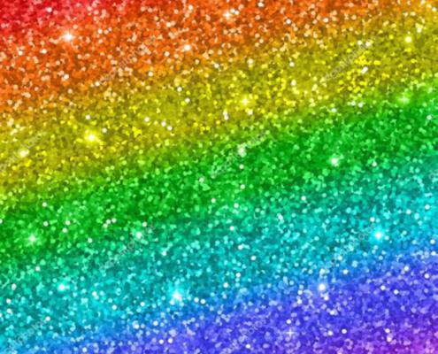 rainbow glitter