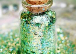 biodegradable green glitter