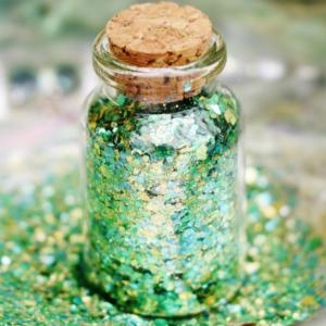 biodegradable green glitter