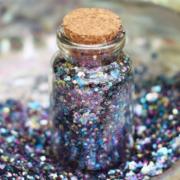 biodegradable purple glitter