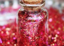 biodegradable red glitter