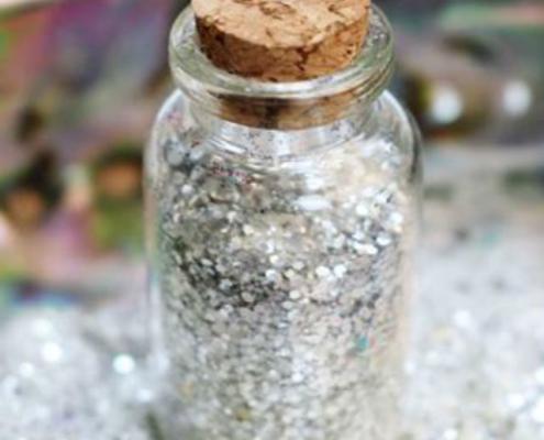 biodegradable silver glitter