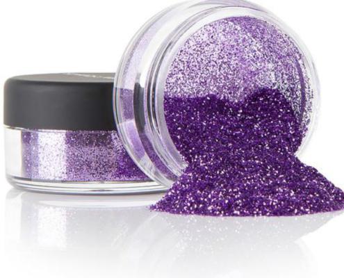 purple glitter