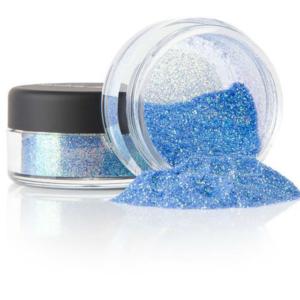 blue glitter