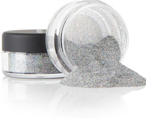 silver glitter